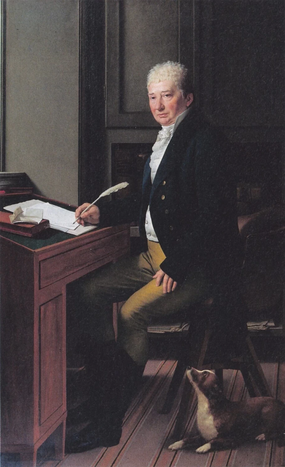 Ritratto di Ostindisk købmand Albrecht Ludwig Schmidt, 1818 - Den Hirschsprungske Samling